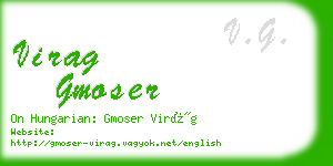 virag gmoser business card